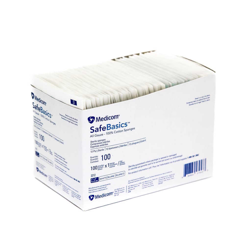 Sterile Gauze Pads 2x2" (100)