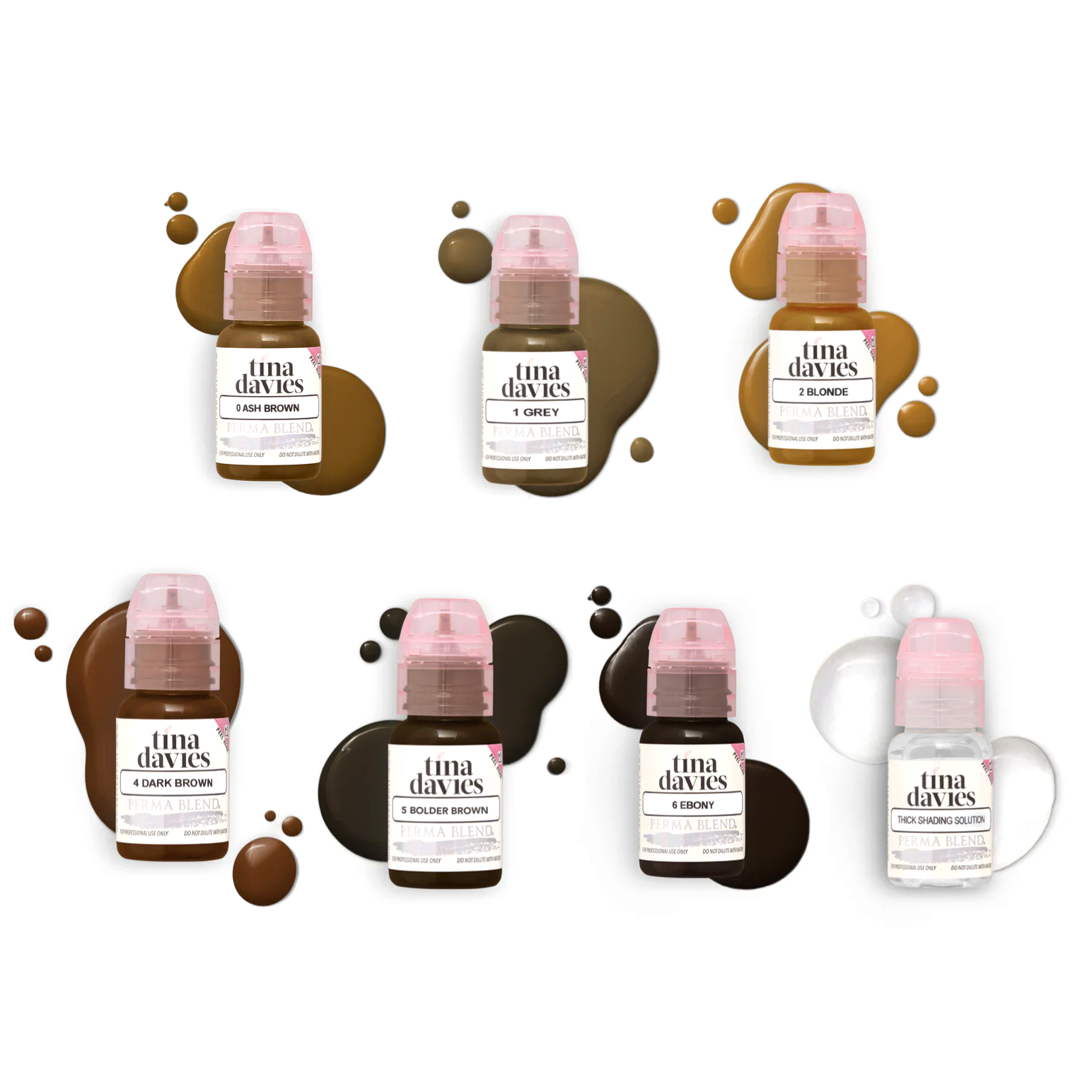 Tina Davies I ❤️ INK Eyebrow Pigment Collection Set