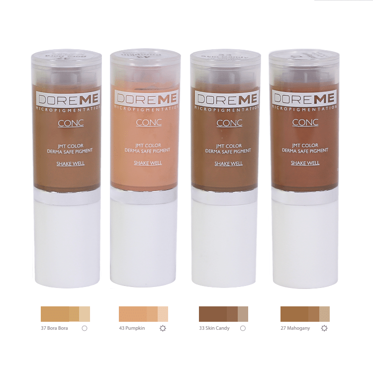 Doreme Pigment Concentrate Redhead Set - Perpetual Permanent Makeup