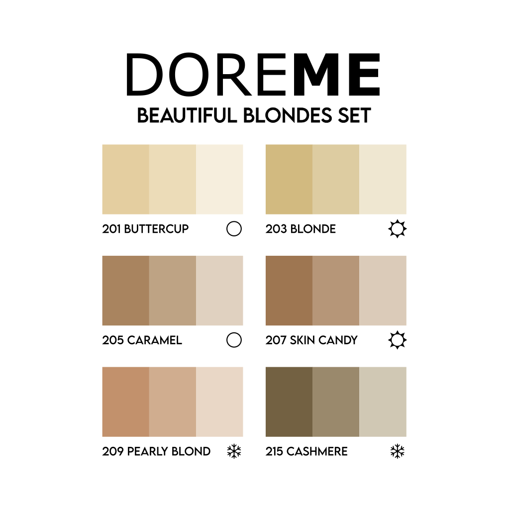 Doreme Beautiful Blondes Set - Liquid - Image 2