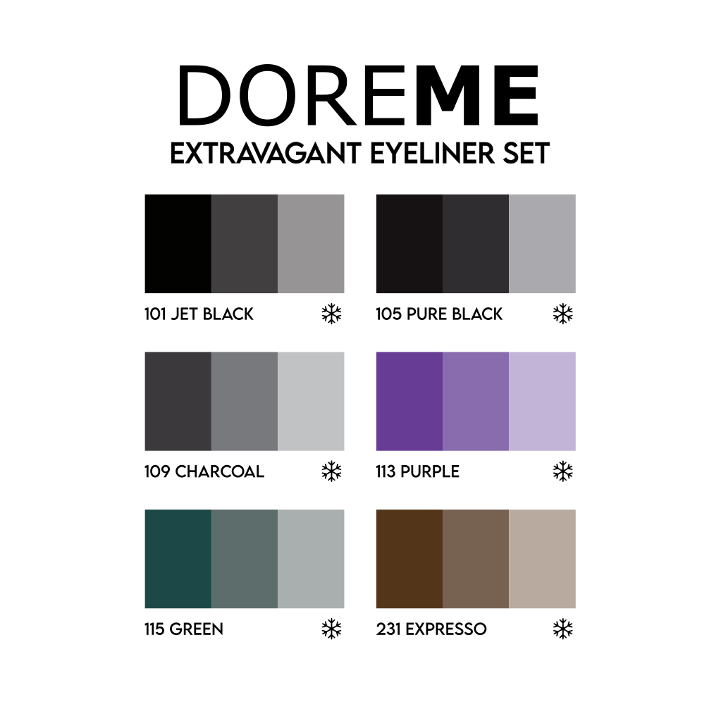 Doreme Extravagant Eyeliner Set - Liquid - Image 2