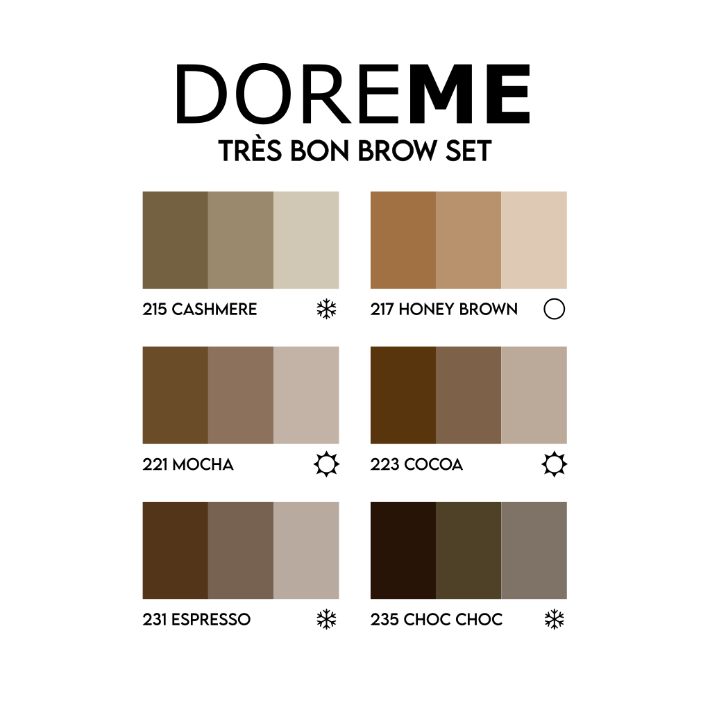 Doreme Très Bon Brow Set - Liquid - Image 2