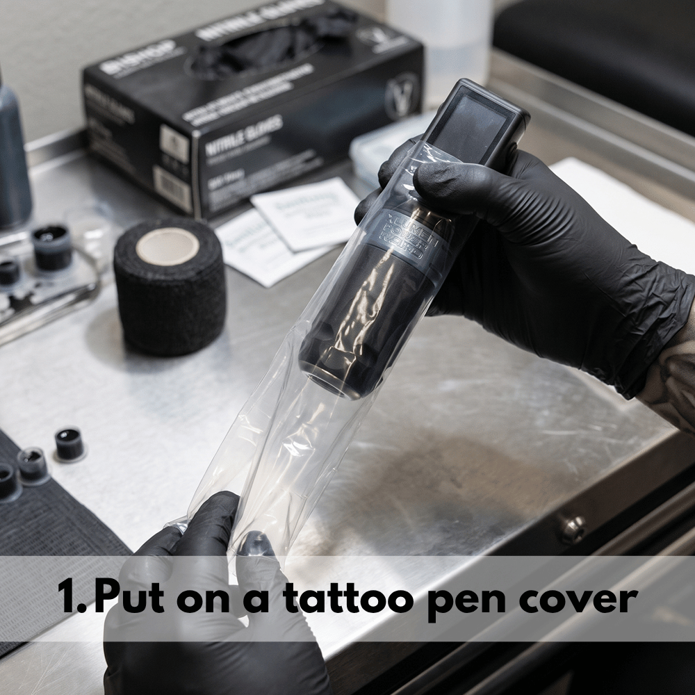 Self Adherent Cohesive Tattoo Pen Wrap/Bandage - Image 4