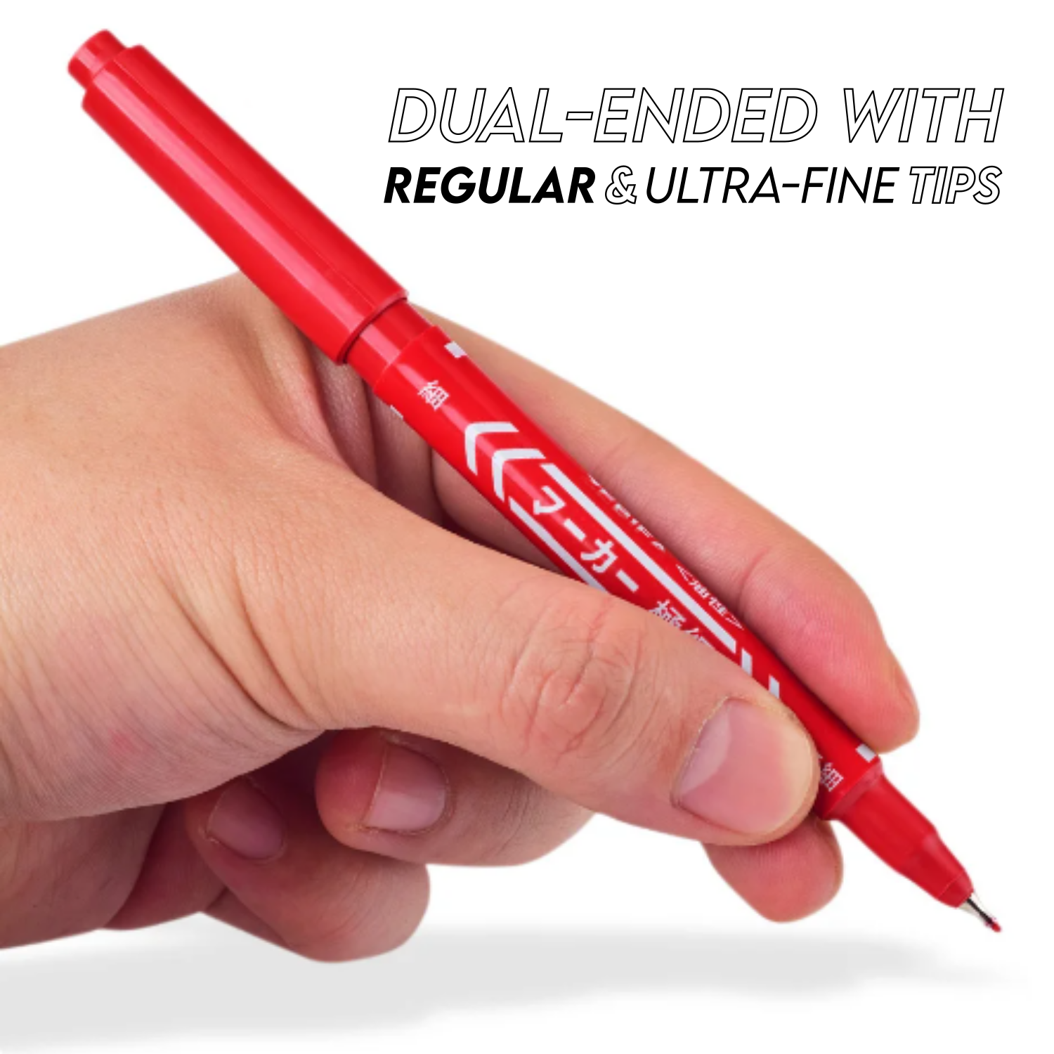 Skin Scribe Pen Marker Dual Tip Red 1 or 5 - Image 2