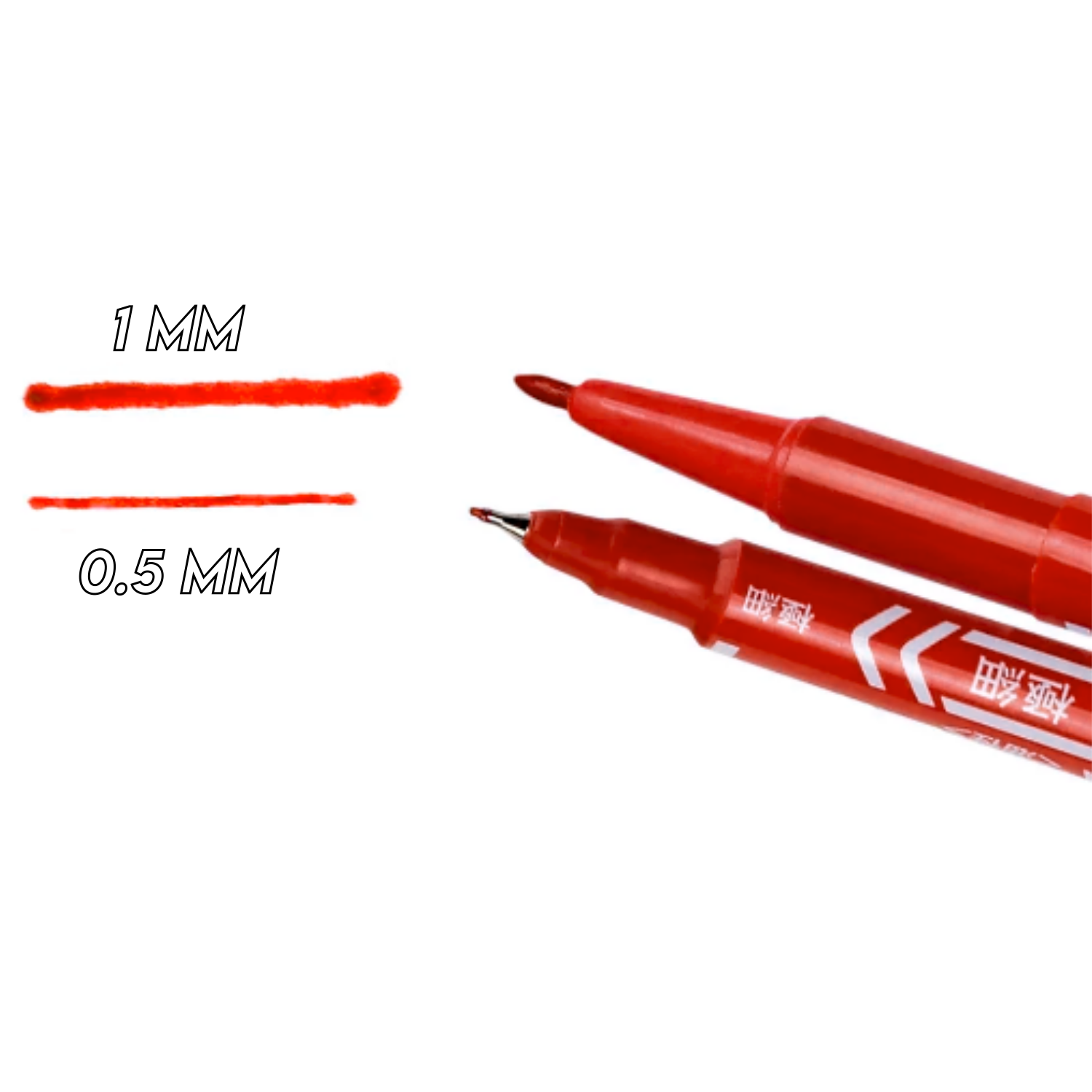 Skin Scribe Pen Marker Dual Tip Red 1 or 5 - Image 4