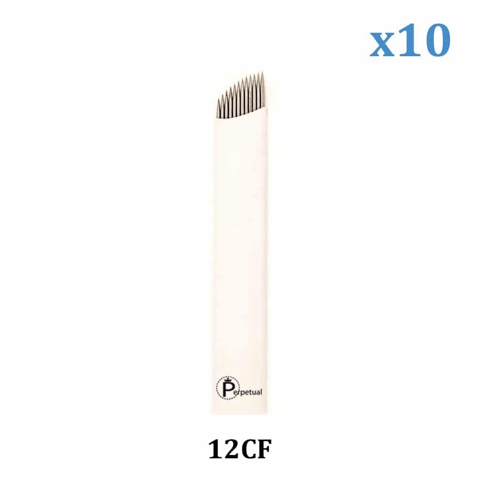 perpetual permanent makeup microblade 12 curved flat