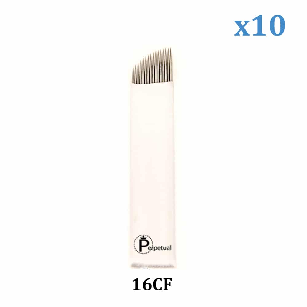 perpetual permanent makeup microblade 16 curved flat
