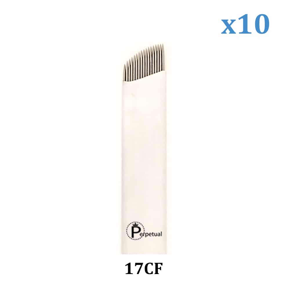 perpetual permanent makeup microblade 17 curved flat