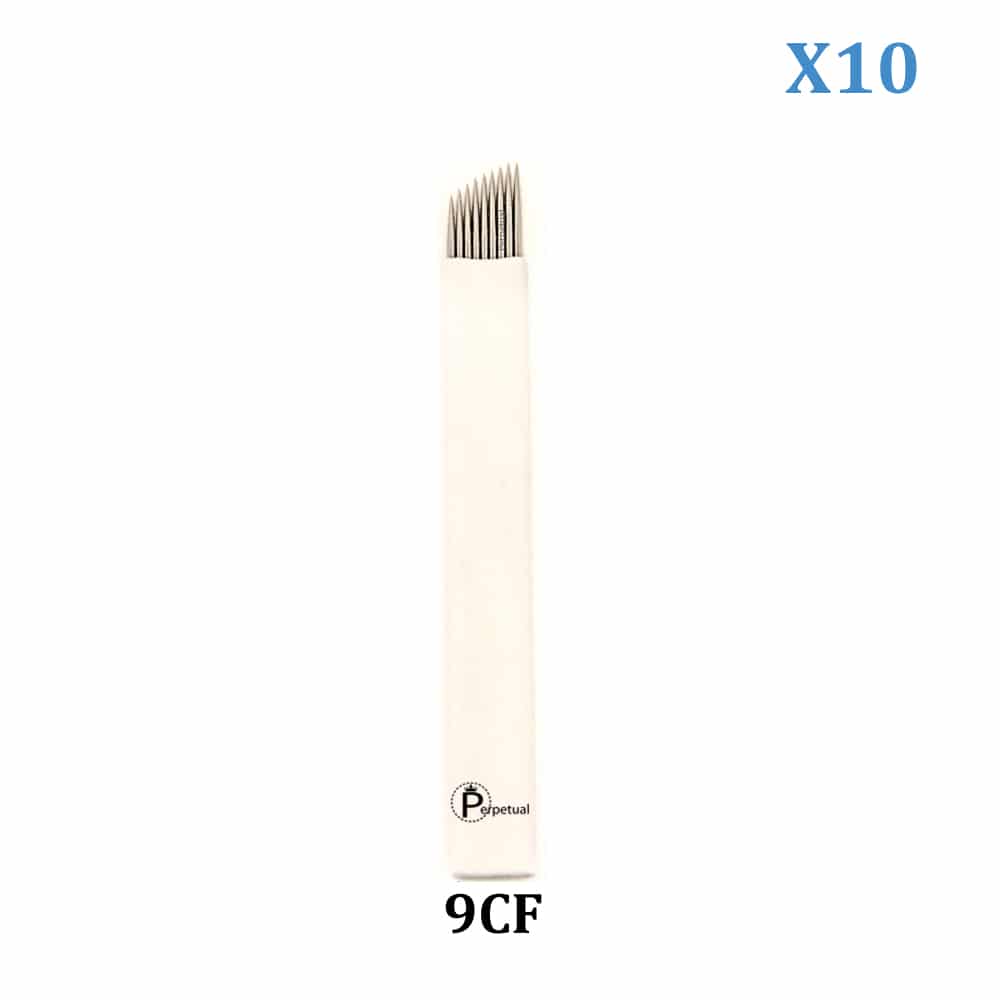 perpetual permanent makeup microblade 9 curved flat