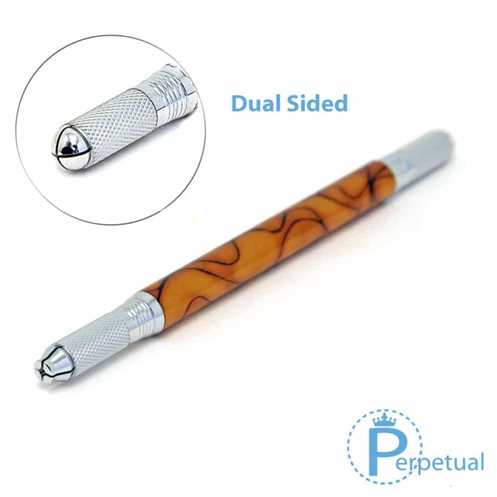 Perpetual permanent makeup microblading pen handle gaia dual sided