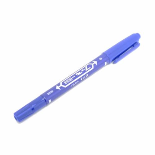 Skin Scribe Pen Marker Dual Tip Blue 1 or 5