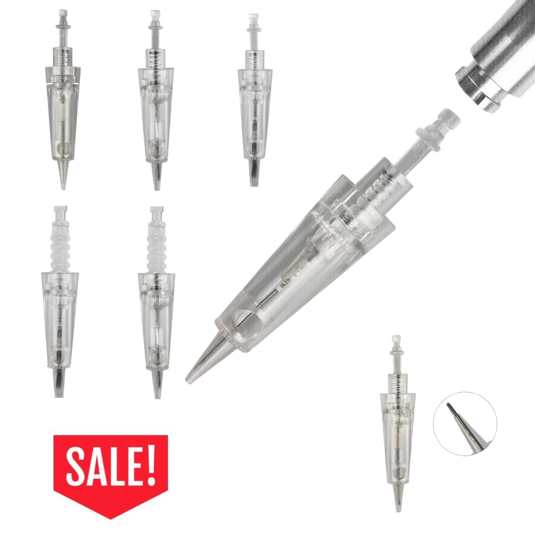 thumbnail image 2 of 50pc Bayonet Tattoo Needle Cartridges – For Eyebrow, Lips, Eyeliner – Fits Charmant / Cheyenne Hawk 2 of 3
