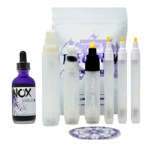 Electrum Nox and Refillable Stencil Markers Set