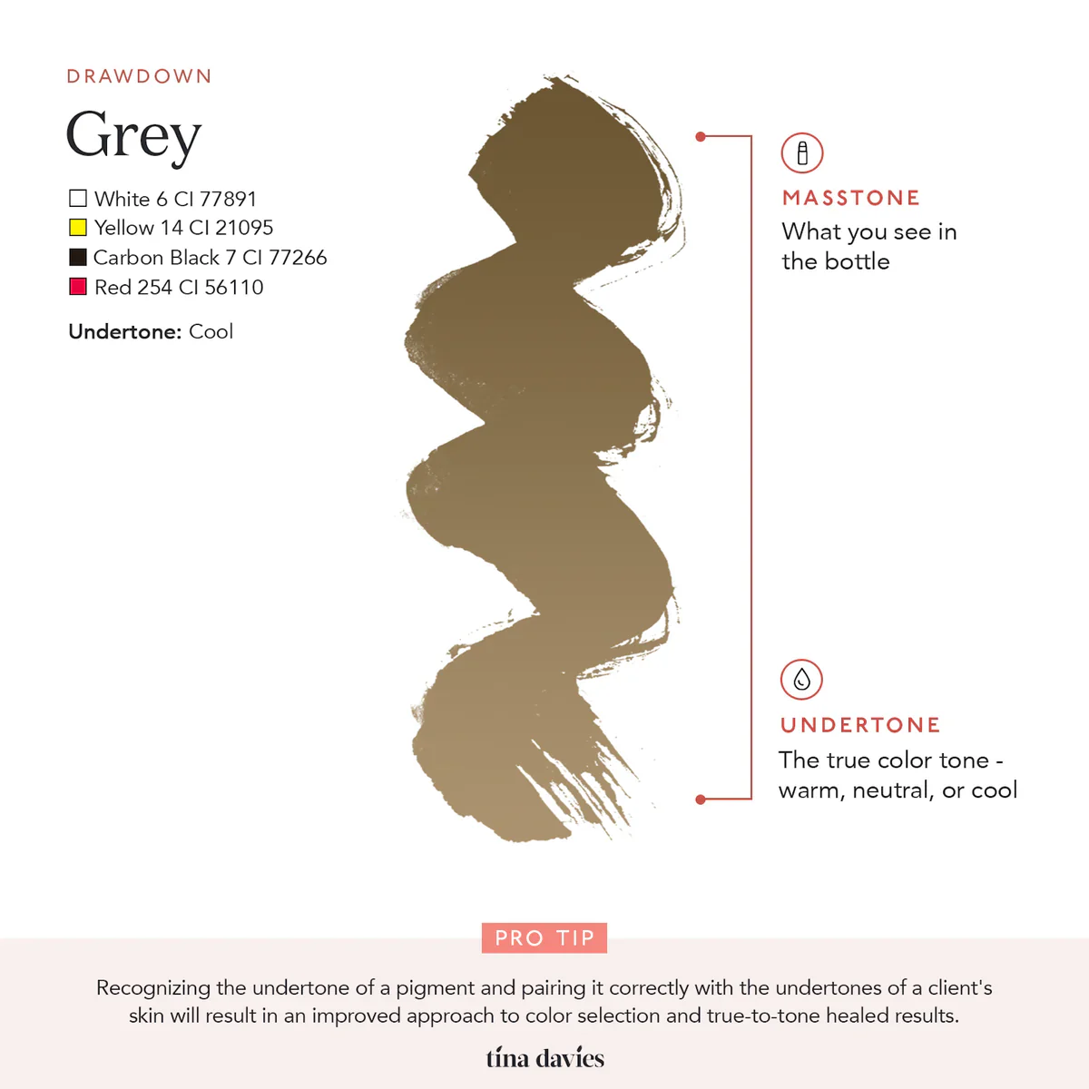 Tina Davies x Perma Blend Pigments - 1 Grey 1/2 oz - Image 2