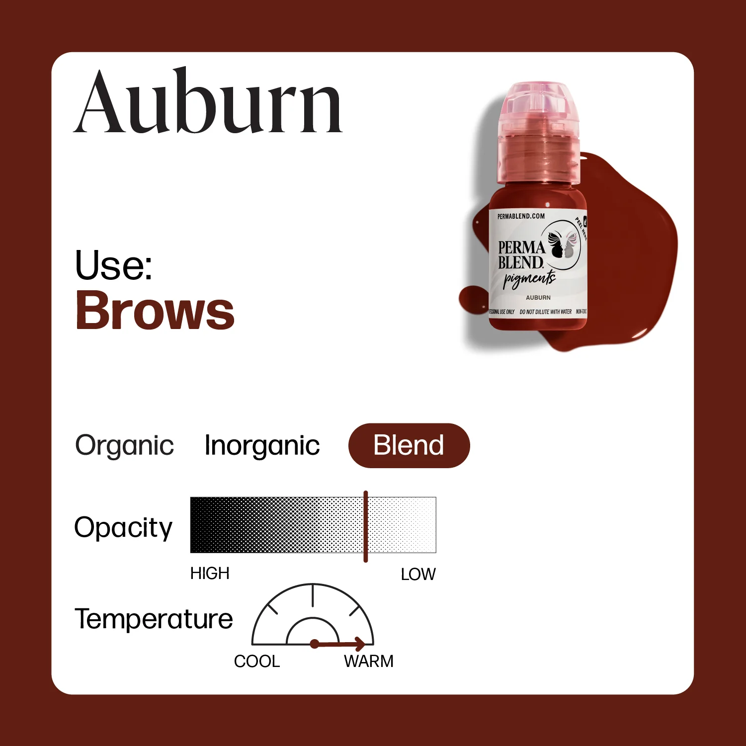 Perma Blend Pigments - Auburn 1/2 oz - Image 2