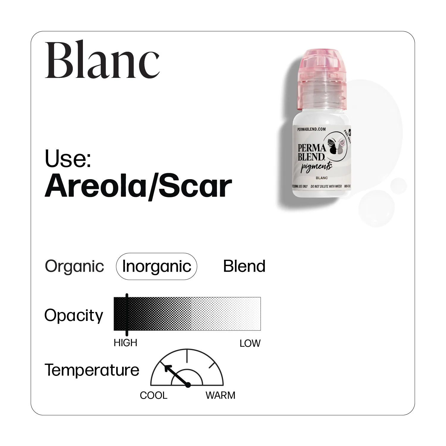 Perma Blend Pigments - Blanc 1/2 oz - Image 2