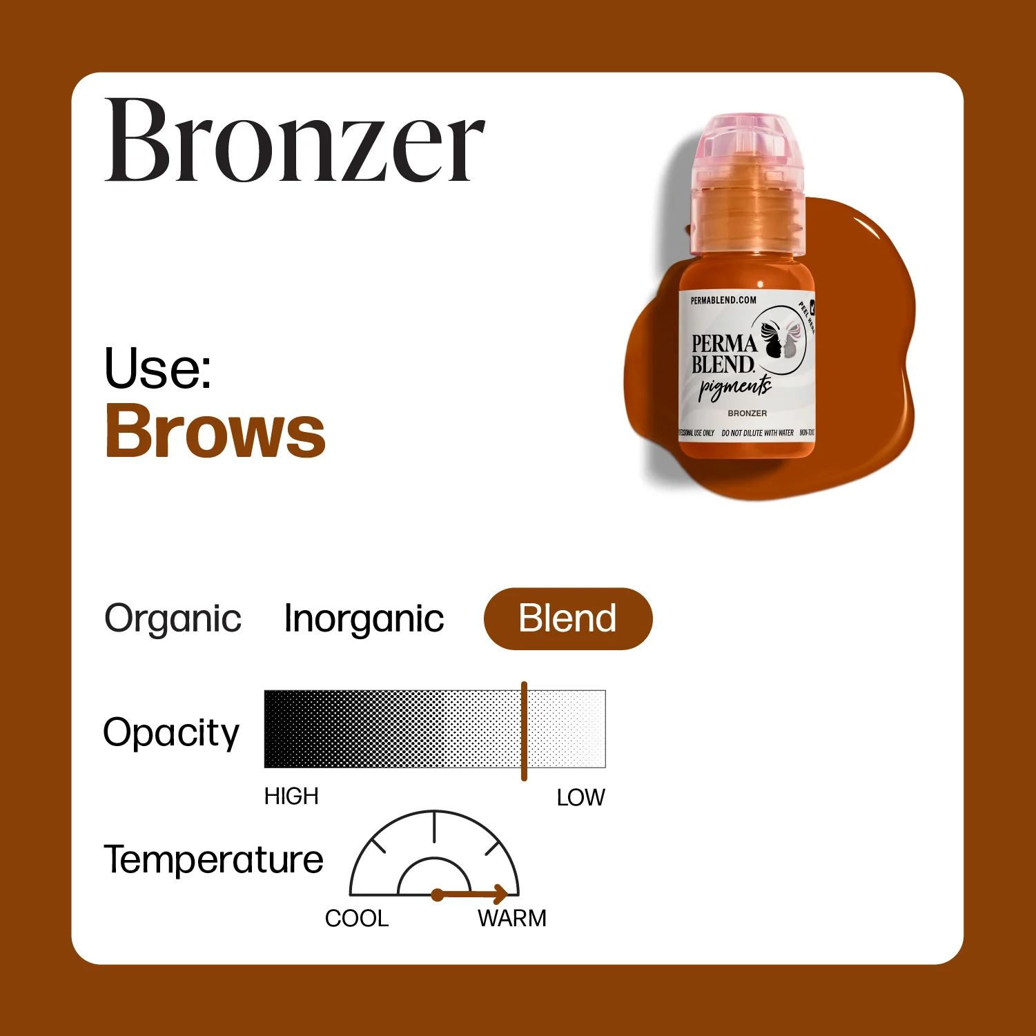 Perma Blend Pigments - Bronzer 1/2 oz - Image 2