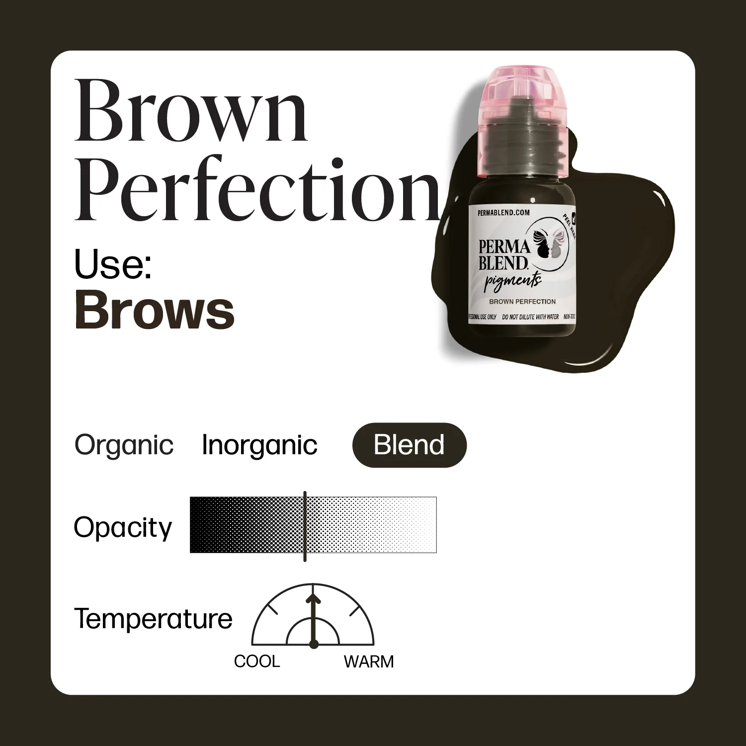 Perma Blend Pigments - Brown Perfection 1/2 oz - Image 2