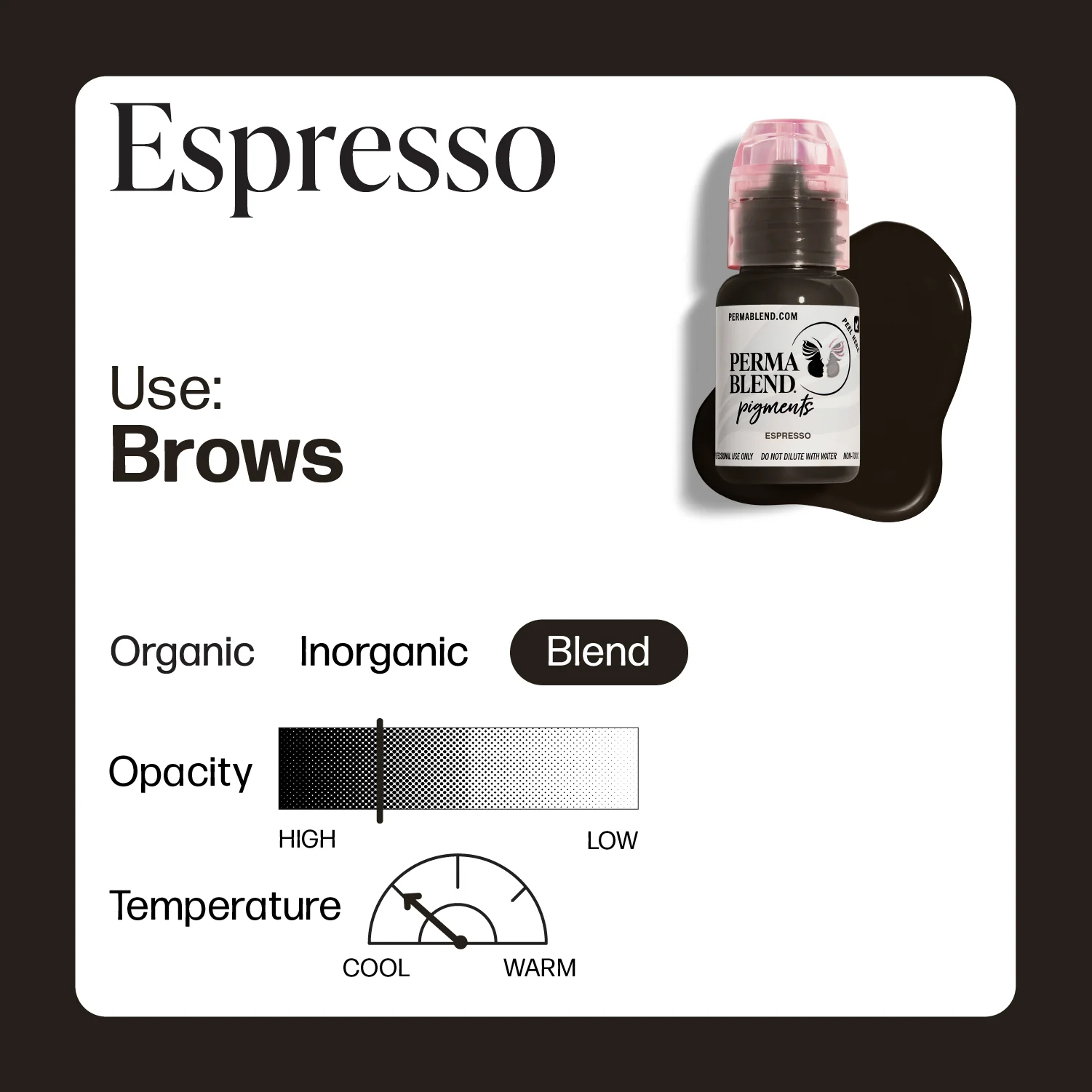 Perma Blend Pigments - Espresso 1/2 oz - Image 2