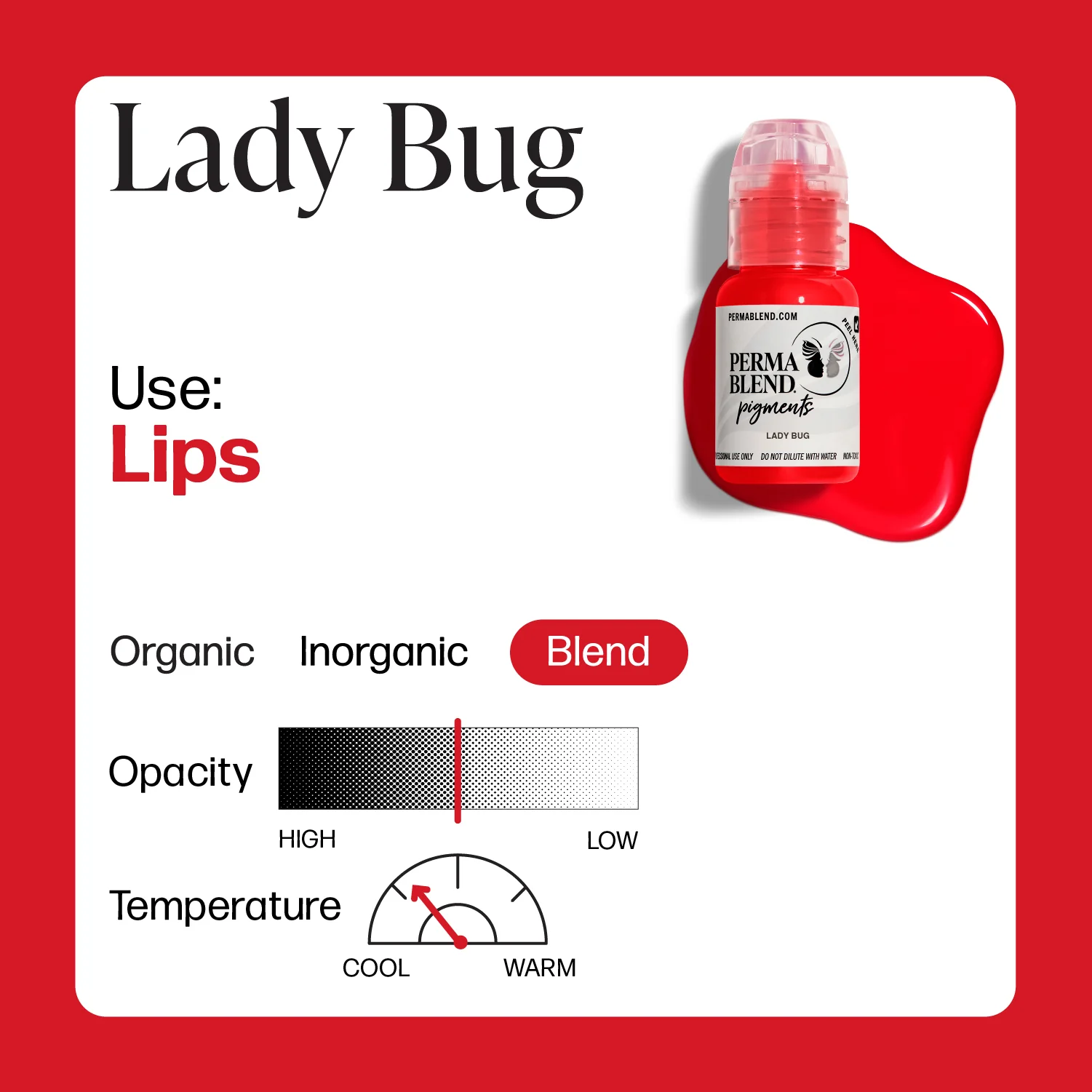 Perma Blend Pigments - Ladybug 1/2 oz - Image 2