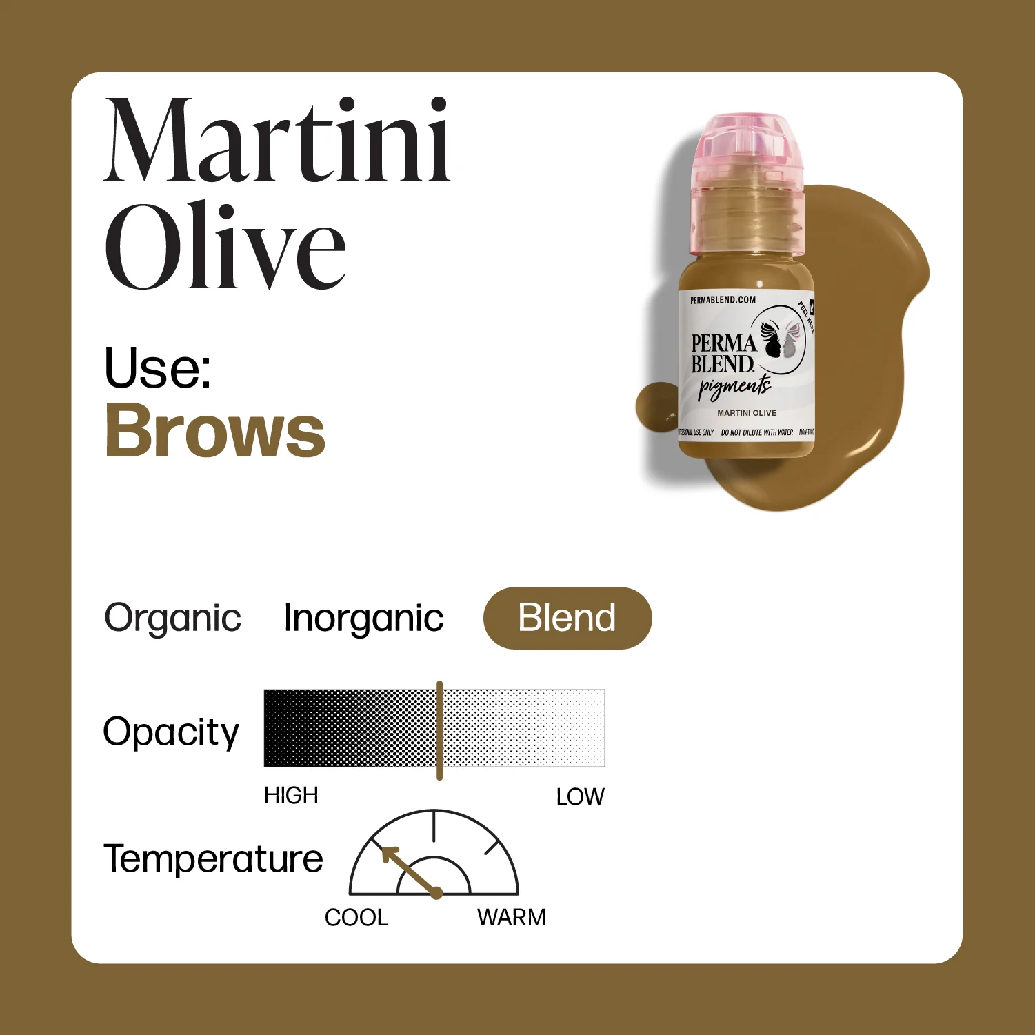Perma Blend Pigments - Martini Olive 1/2 oz - Image 2