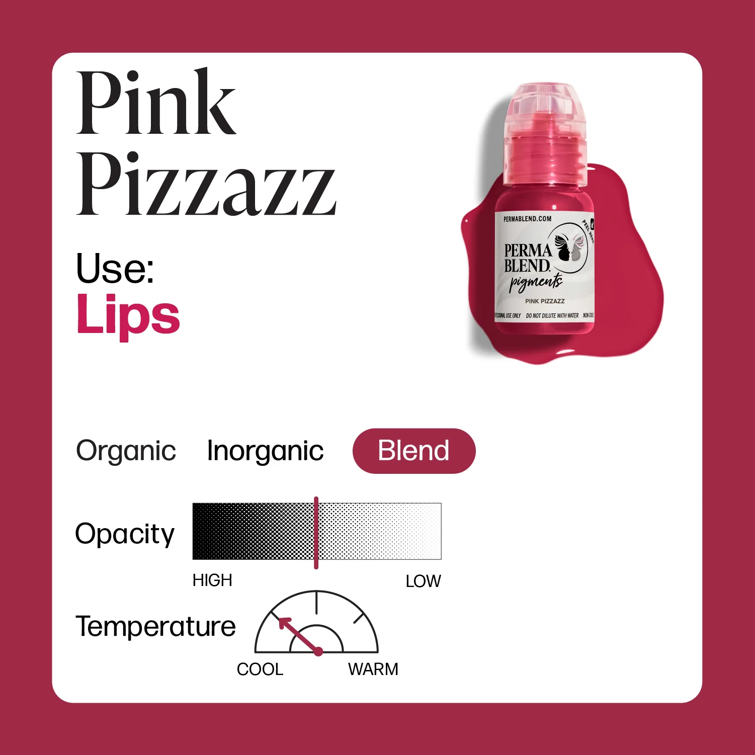 Perma Blend Pigments - Pink Pizzazz 1/2 oz - Image 2
