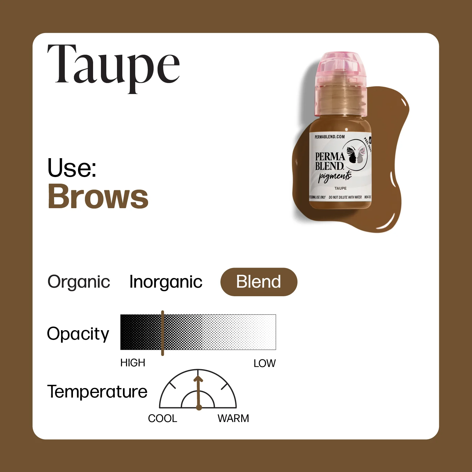 Perma Blend Pigments - Taupe 1/2 oz - Image 2