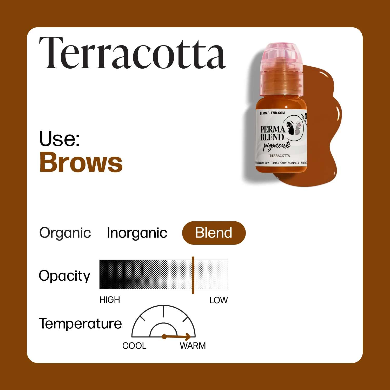 Perma Blend Pigments - Teracotta 1/2 oz - Image 2