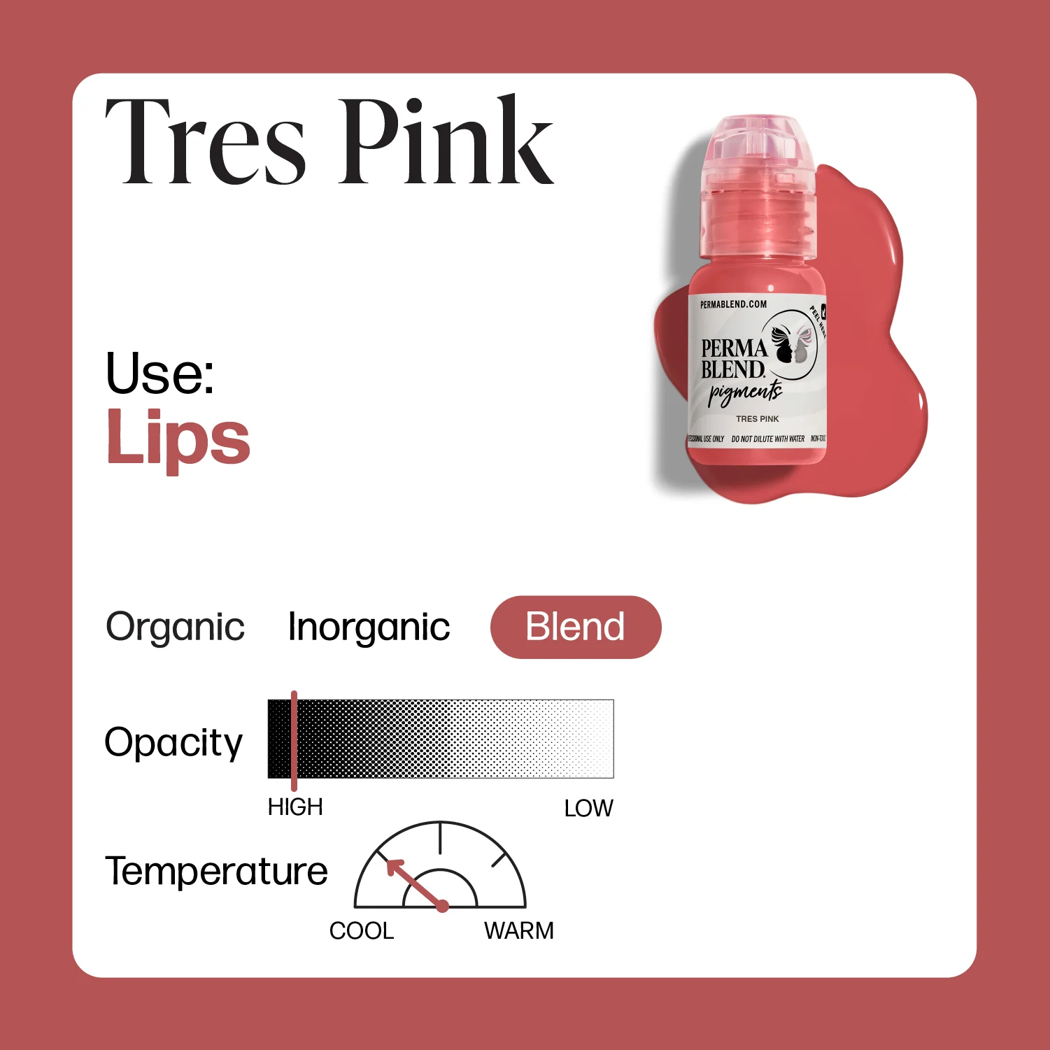 Perma Blend Pigments - Tres Pink 1/2 oz - Image 2