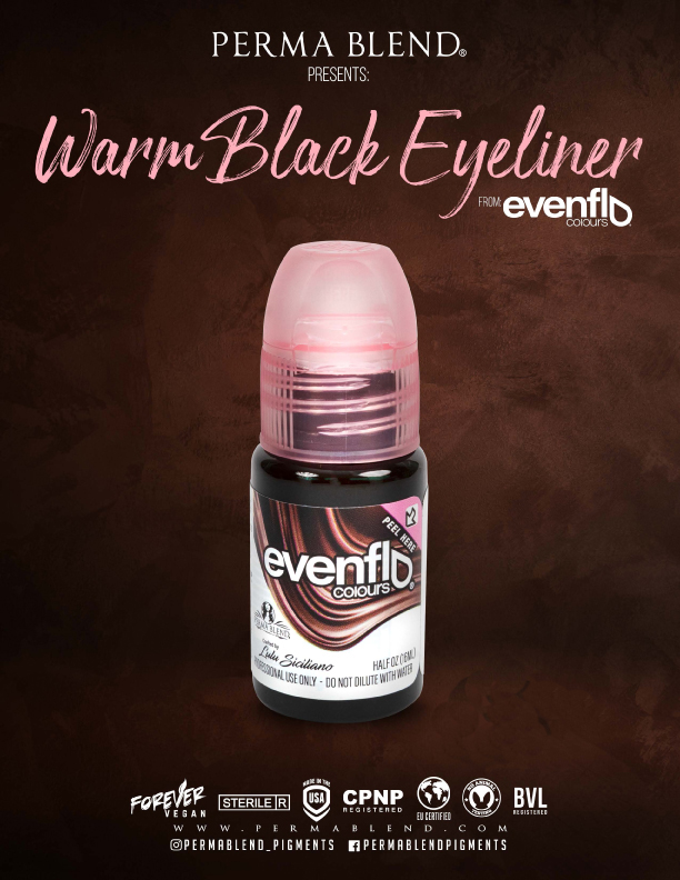 Perma Blend Evenflo Warm Black Eyeliner 1/2oz 5 Off!