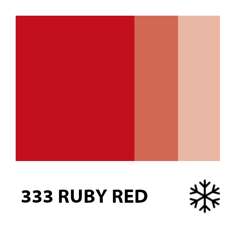Ruby Red Color Chart