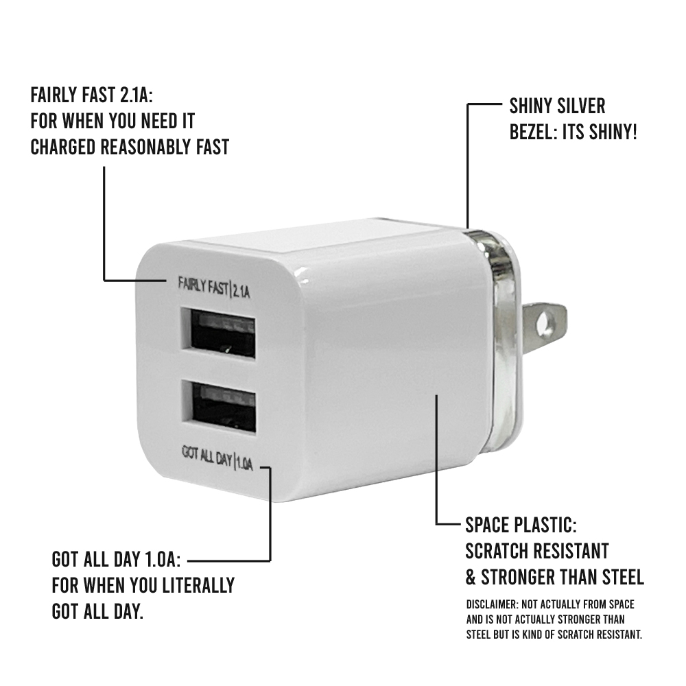 Dual Port USB Charger 2.1A|1.0A - Image 4