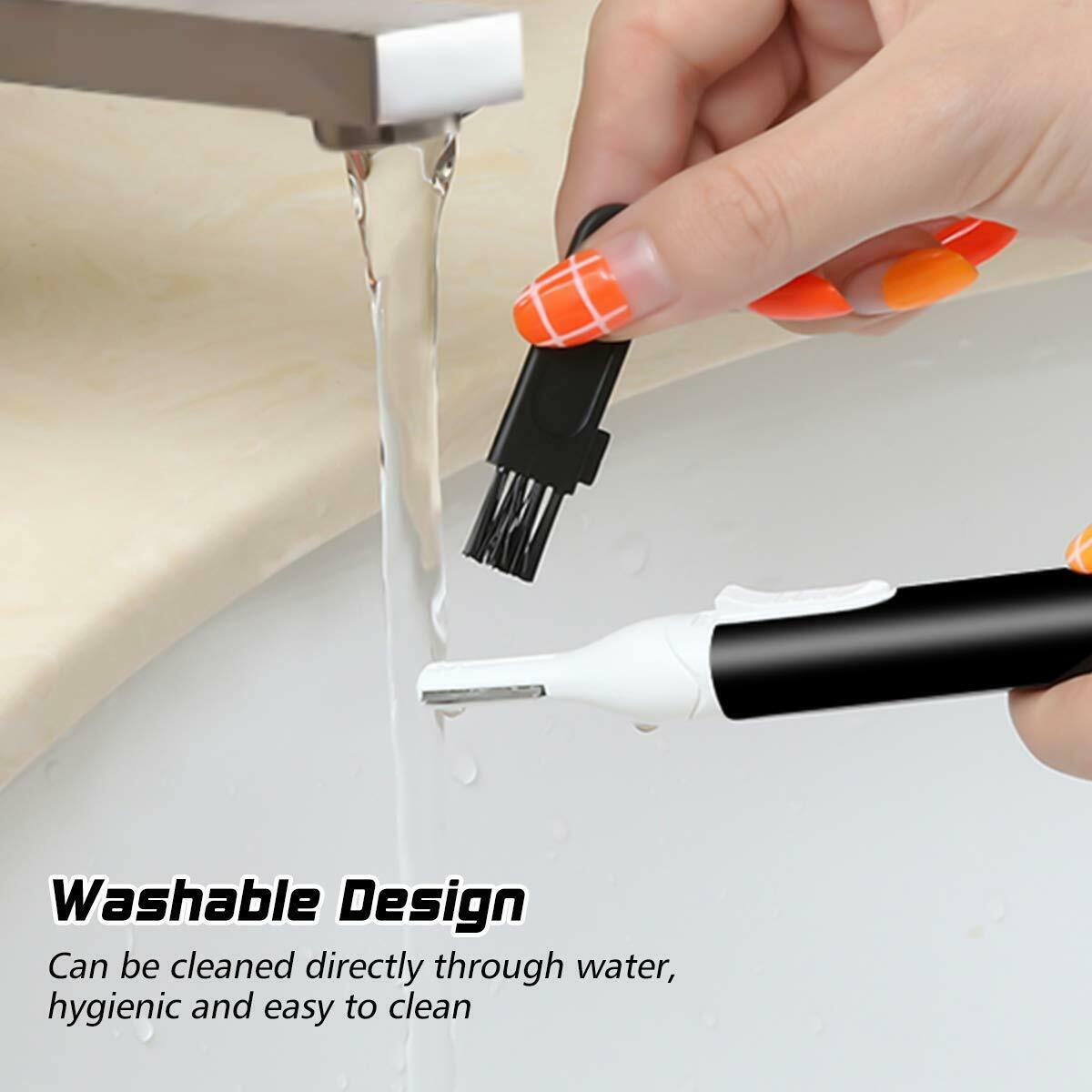 Electric Eyebrow Razor Lady Trimmer Permanent Makeup Microblading Brow Shaver - Image 5