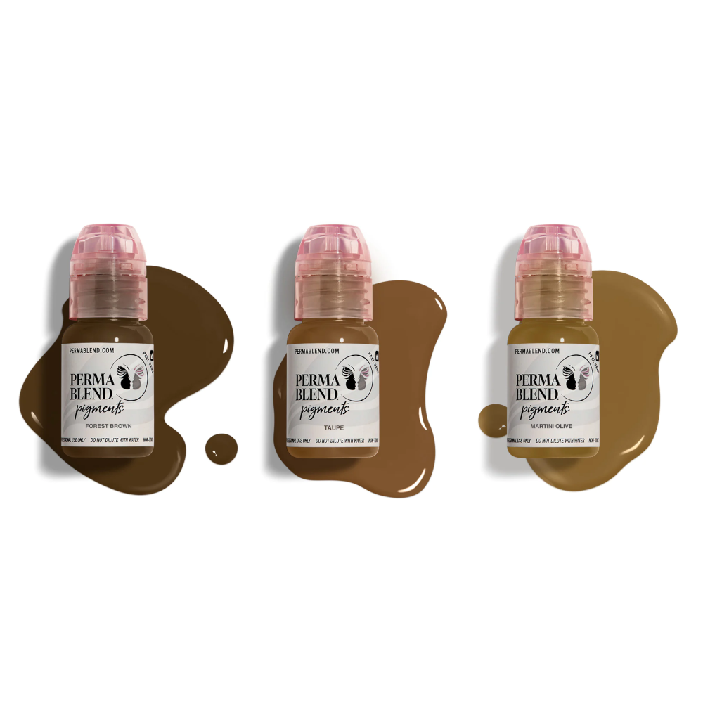 Perma Blend Pigments - Down To Earth Brow Trio