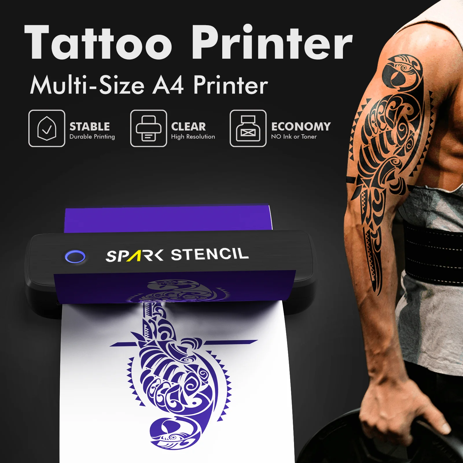 Spark Wireless Tattoo Transfer Stencil Printer - Image 5