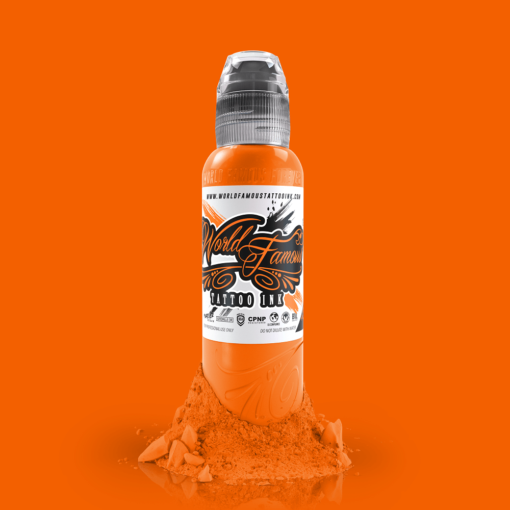World Famous Tattoo Ink – Everest Orange
