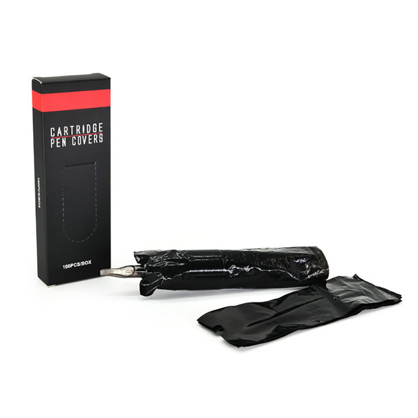 Biodegradable Wide Tattoo Pen Bags (100) - Blue or Black - Image 7