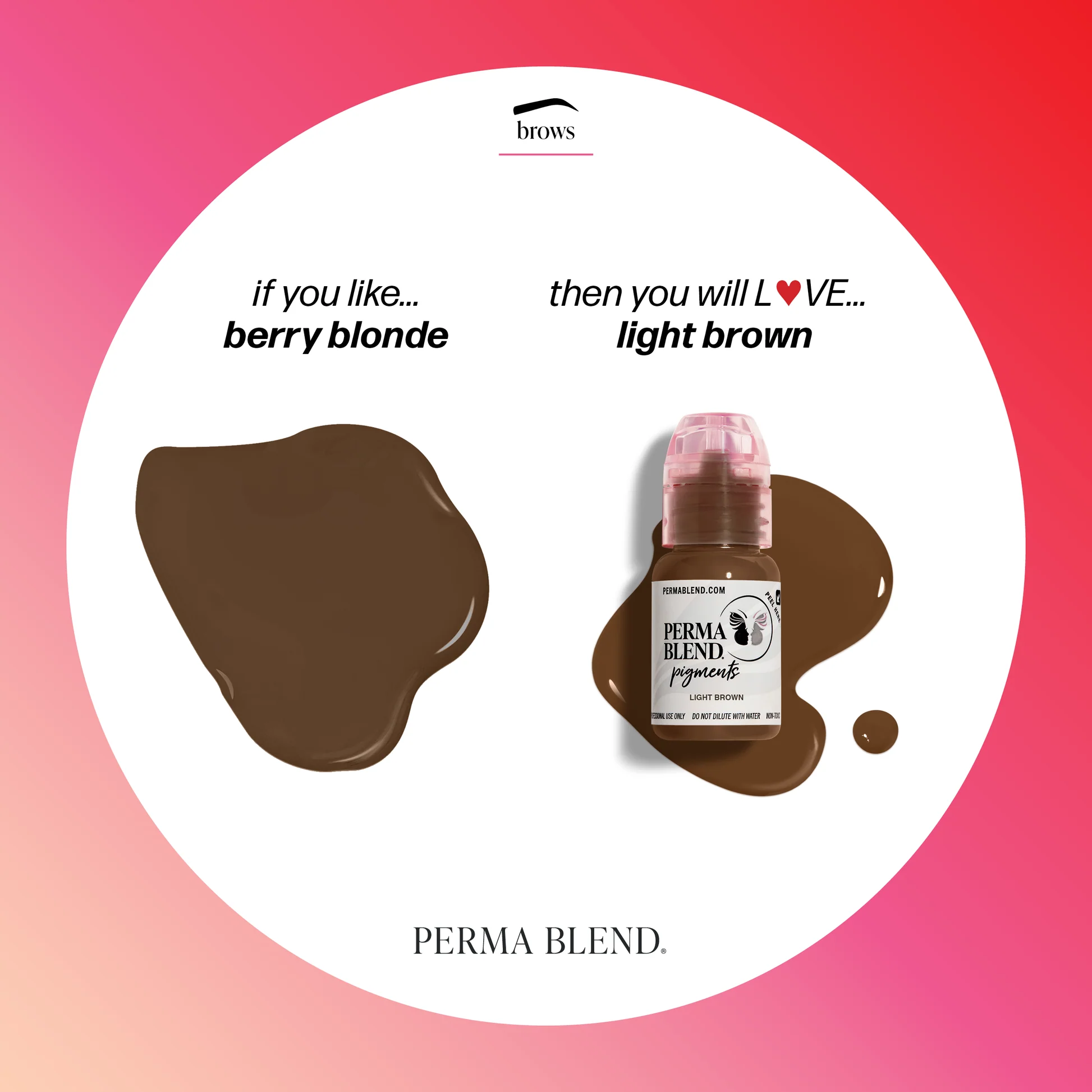 Perma Blend Light Brown 1/2oz