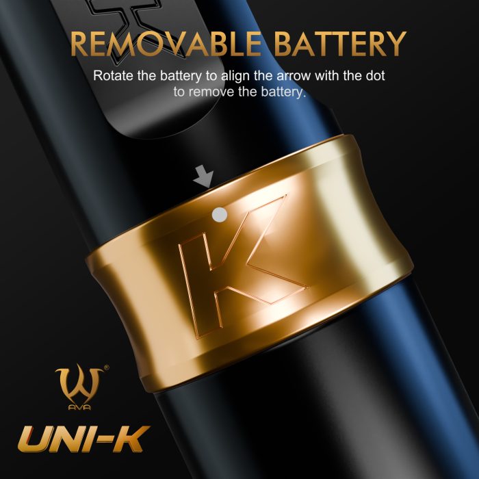 Ava UNI-K Wireless Adjustable Stroke Tattoo Pen Machine | 2.5-5.0