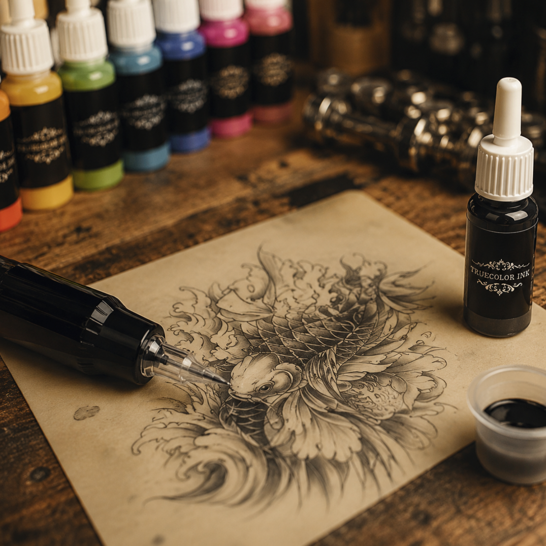 TrueColor Practice Tattoo Ink Set - Image 7
