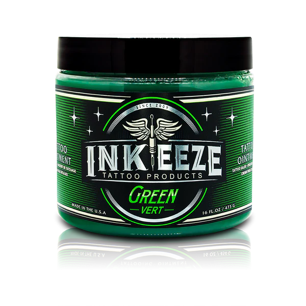 INKEEZE - Green Tattoo Ointment - 16oz