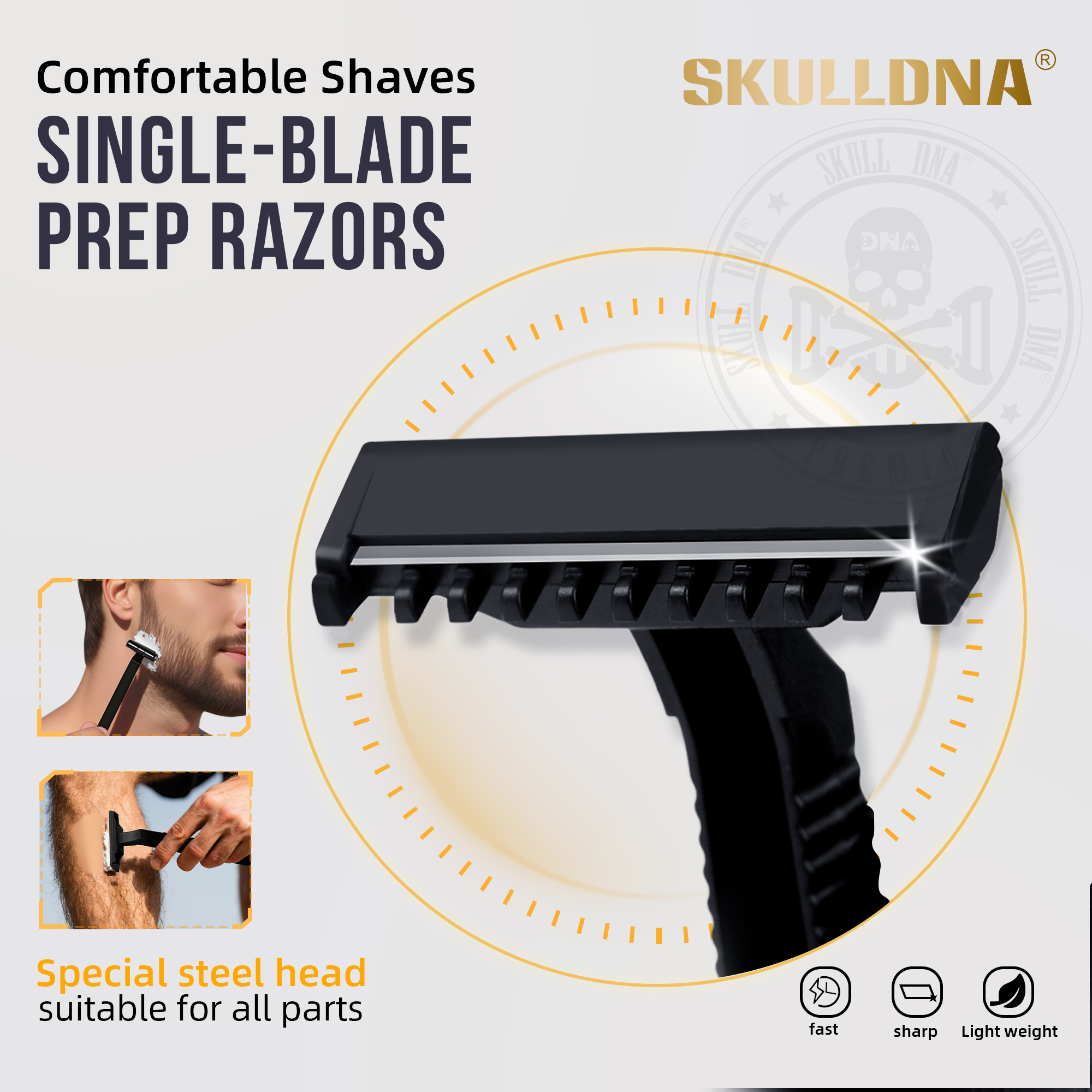 Skull DNA Single-Blade Prep Razors - Image 3